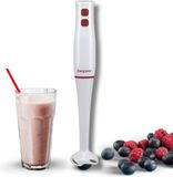 Beper Staafmixer - Handmixer - 400W - Instelbare Snelheden + Turbo Functie - Zilver/Zwart