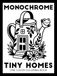 Monochrome Tiny Homes One Color Coloring Book