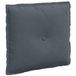 vidaXL Coussin de dossier gris foncé 50 x 45 cm velours côtelé