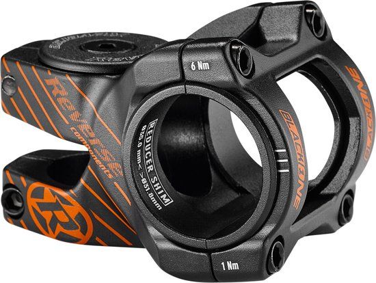 Reverse Black ONE D-2 Stuurpen Ø31,8mm - Zwart/Oranje