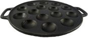 Poffertjesplaat voor 15 poffertjes - Gietijzer - Ø 23.5 cm - Alle warmtebronnen