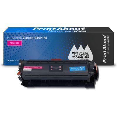 PrintAbout Huismerk Canon 040H M Toner Magenta Hoge capaciteit