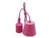 E27 lamphouder met 1 m siliconen kabel in roze