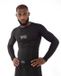 RASHGUARD Metal Boxe Rashguard met lange mouwen Performance Zwart XXL