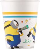 Procos Folat Minions - Bekers Papier FSC 200 ml - 8 stuks