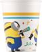 Procos Folat Minions - Bekers Papier FSC 200 ml - 8 stuks