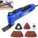StarTech Oscillerend multifunctioneel gereedschap - Elektrisch multitool met kabel - 300 W - 22.000 omwentelingen per minuut - 3° oscillatiehoek - Snel verwisselbare bladen - 15 accessoires - Blauw