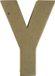 Rayher Papiermaché Letter Y FSC Recycled 100%