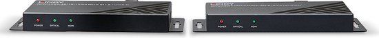 LINDY 38174 AV Extender - HDMI 2.0 - 3840 x 2160 - Zwart