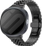 Strap-it Jubilee Stalen Band (Zwart) geschikt voor Samsung Galaxy Watch 9 (40/44mm) / Watch 8 (40/44mm) / 8 Classic (46mm)