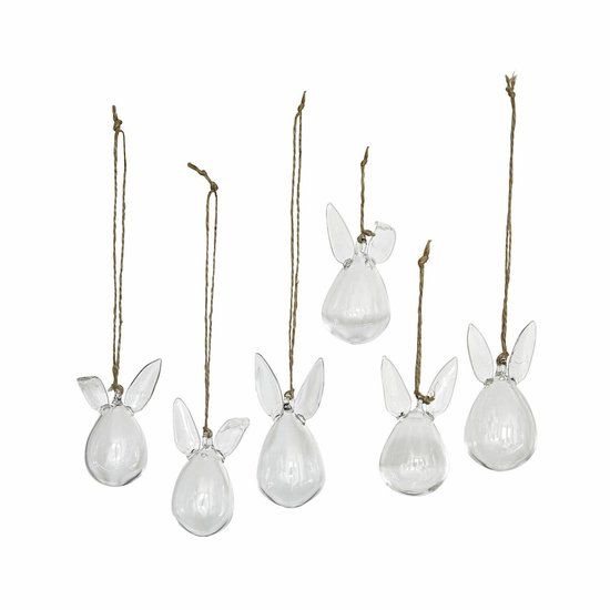 LOBERON Hanger set van 6 Suva helder