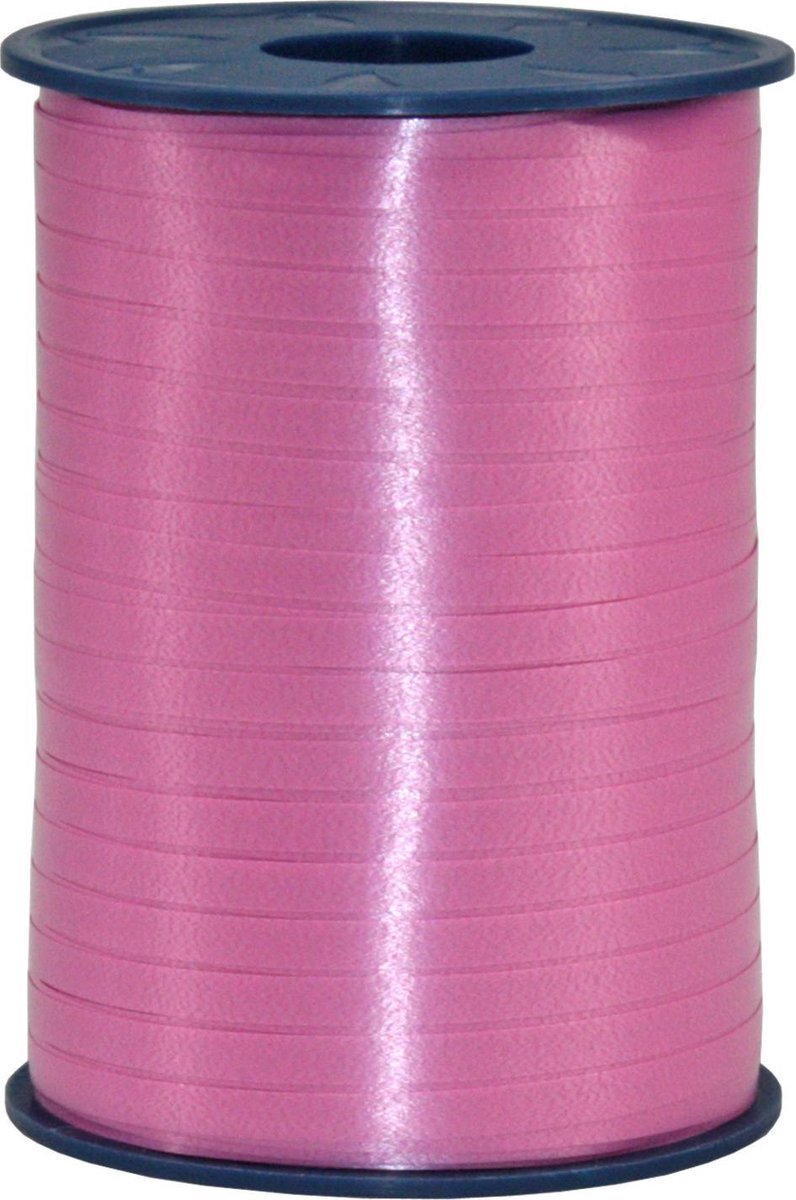 - 500 mtr - Sierlint - Roze - 5mm - Verpakken