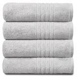 GC GAVENO CAVAILIA Extra zachte handdoeken van Egyptisch katoen, absorberend, 4 stuks, wit