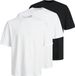 Jack & Jones T-shirts 3-pack Effen T-shirts Wit S