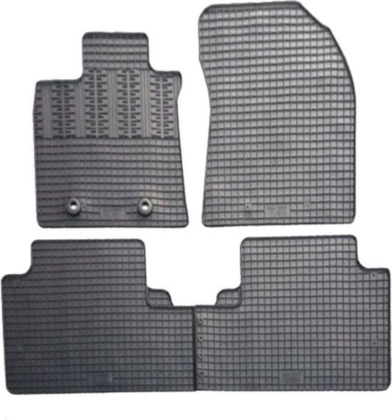 Rubber matten voor Toyota Avensis Sedan/Kombi 2009-2015 (4-delig) - Rubber - Zwart