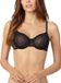 DKNY SHEERS STRAPLESS Ongevoerd Zwart - Vrouwen - Maat 80C