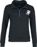 Peanuts Lucy - Nice try! - Trui met rits Dames Sweatshirts - zwart - S