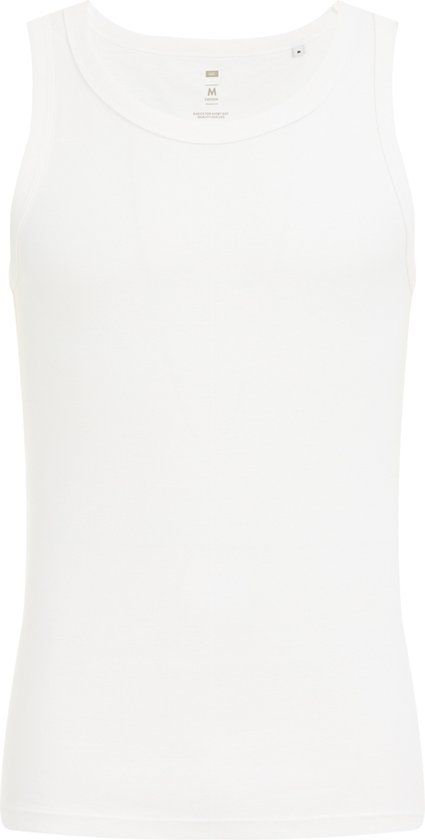 WE Fashion Heren Slim fit geribd singlet XXXL