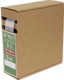 Quadrios 25CA505 Krimpkous met lijm Transparant 19.1 mm 6.4 mm Krimpverhouding:3:1 5 m