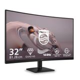 PHILIPS 32E3C2590 Curved Monitor 32" 2560x1440, WQHD, 144Hz, VA Panel, 4ms GtG, Speakers, (HDMI1x 2.0 DP 1x 1.4) Adaptive Sync, HDR10, Zwart