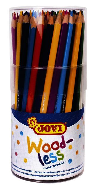 Jovi Kleurpotlood Jovi triangle houtvrij set - 84 kleuren ass