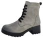 Marco Tozzi chaussures femme bottines à lacets gris loisir
