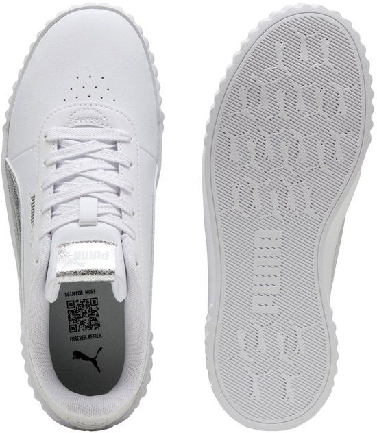 PUMA Carina 3.0 Metallic Whisper sneakers wit/zilver