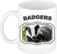 Bellatio Decorations Dieren liefhebber das mok 300 ml - keramiek - cadeau beker / mok dassen liefhebber