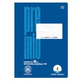Staufen Green schoolschrift DIN A4, liniatuur 4 (9 mm gelinieerd), 4 schriften van elk 16 vellen, 90 g/m² gerecycled papier, ronde hoeken voorkomen "ezeloren"