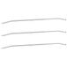 vidaXL Zeilbeugel voor aanhangers 3 stuks zilver 136-218 cm Aluminium