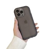WDTURNS iPhone 12 Pro siliconen hoes, zwart