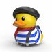 Numskull TUBBZ Mini Badeend Reizen Frankrijk 5cm