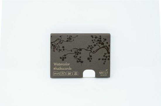 SMLT Aquarel Haikukaarten A6 300gr 24 vel