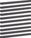 vidaXL Bordure de jardin - 10 pièces - 100 x 5 x 5 cm - Acier - Noir