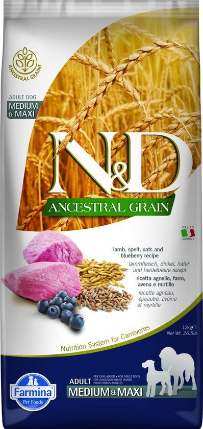 Farmina N&D Ancestral Grain Canine Adult Lam 12kg