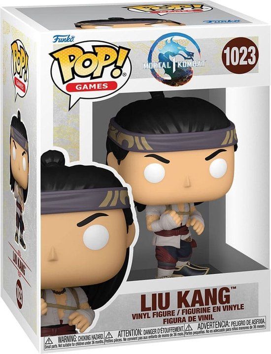 Funko Mortal Kombat Liu Kang Vinyl Figur 1023 Funko Pop!