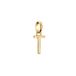 Thomas Sabo Charm Club Connect Charm-Hanger Letter T 18k Vergulding Gerecycled 925 Zilver CC1226-413-39