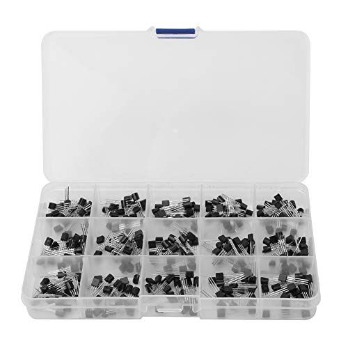 Changor Assortiment Transistor Kit - S9012 S9013 S9014 S8050 S8550 2N3904 2N3906 BC327 BC337 Tl431 MPSA42 MPSA92 A1015 C1815 13001