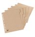 Oxford Touareg, register, DIN A4, 6-delig, van gerecycled kraftkarton, beige