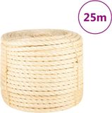 vidaXL Corde 14 mm 25 m 100 % sisal Brun