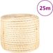 vidaXL Corde 14 mm 25 m 100 % sisal Brun