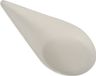 Papstar Fingerfood - Schaaltjes, suikerriet pure 10,5 cm x 5,7 cm wit Drop (60 stuks)