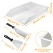 Plancha - Acier inoxydable - 20 x 30 x 4 cm - Argent