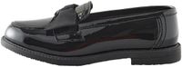Next - Meisjes - Leren loafers met strik voor school - Zwart