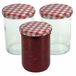 Cosy&Trendy Weckpotten / inmaakpotten - rood - 3x stuks - 230 ml - met draaideksel - glas