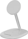 Canyon WCS-205 - Chargeur sans fil - 15W Qi2 - 2-en-1 - Blanc