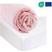 Drap-housse bambou rose + alèse éponge bambou