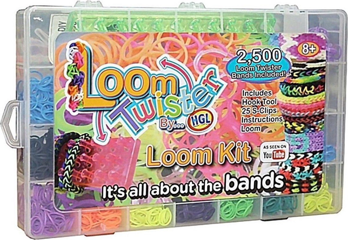 Högl Loom Twister Loombox 2500 Loombandjes - Multicolor