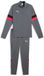 Puma Knitted Suits individualRISE Tracksuit 658996 - Flat Medium Gray-Puma White-Ultra Red - Katoen