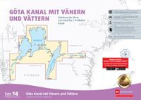 Sportbootkarten Delius Klasing Verlag GmbH Sportbootkarten Satz 14: Göta Kanal mit Vänern und Vättern (Ausgabe 2026/2027)